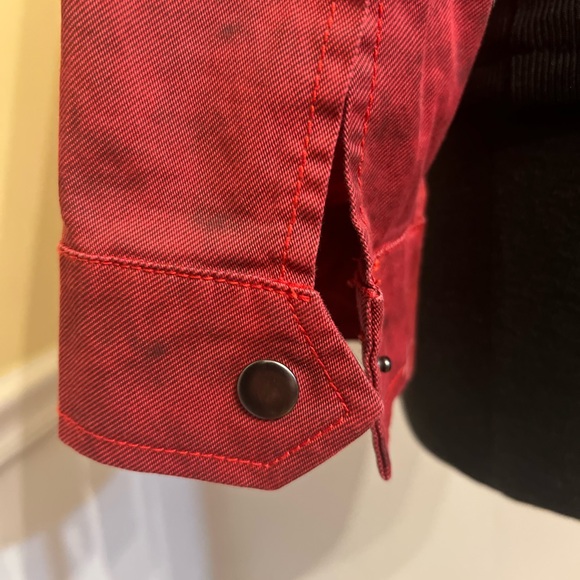 Rock & Republic Bold Red Jean Jacket - Picture 4 of 5